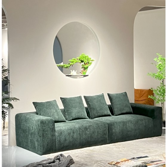 Straight three seater